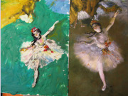 Дега «Балерина», Чернобай Лиза, 4 класс